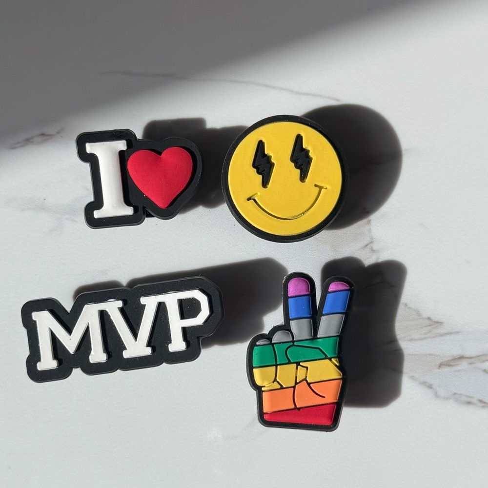 Colorful Shoe Charms Set